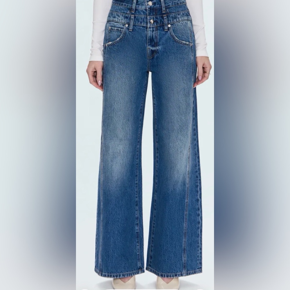 Pistola Caleb double waist side panel jeans